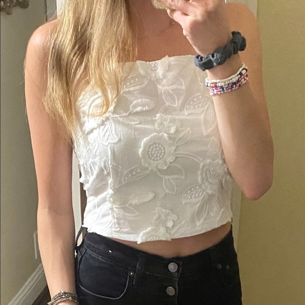 Appliqué blouse